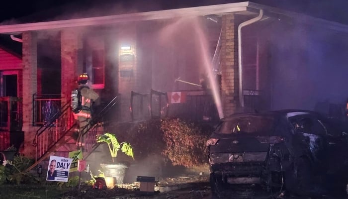 Hamilton Mountain arson
