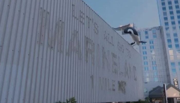 Marineland sign Niagara Falls dismantled