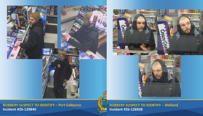 Port Colborne Welland robberies