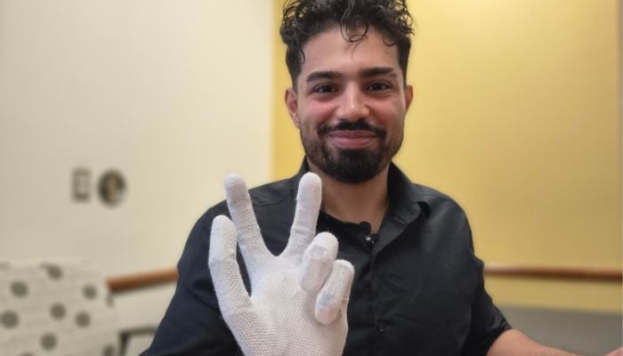 Ahmed Ibrahim prosthetic hand