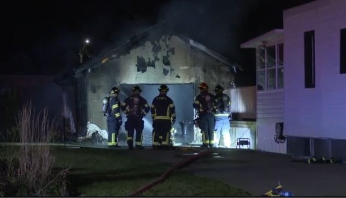 Welland garage fire